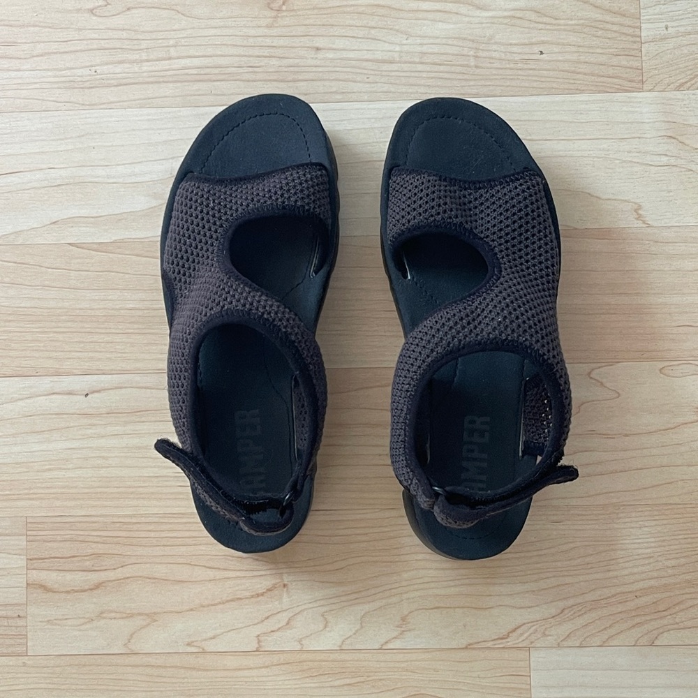 Camper Black Platform Sandals - Picture 4 of 11